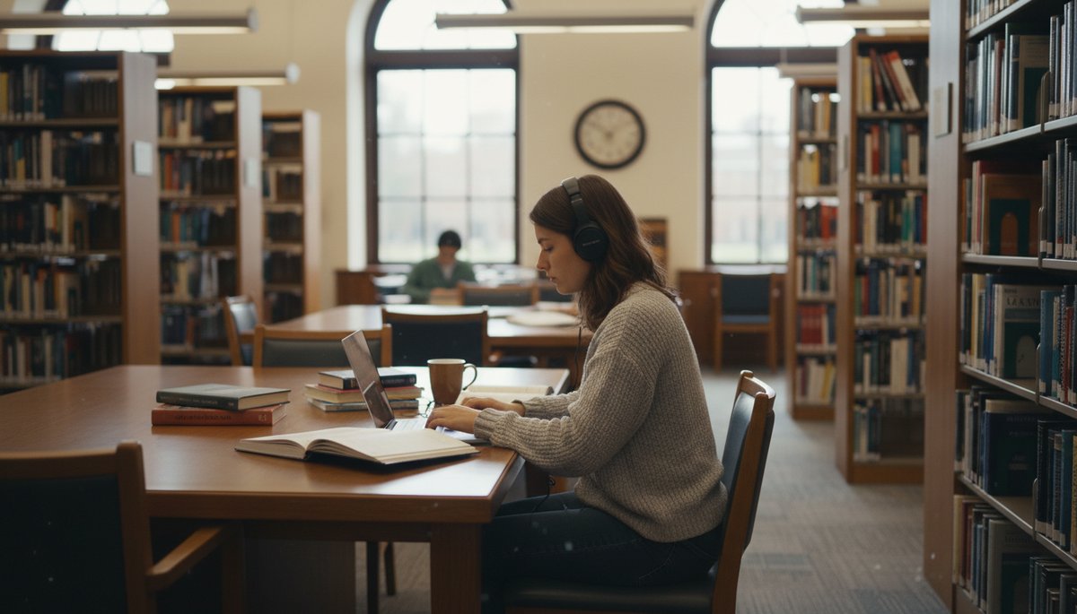 노트북에서 AI 안전성 관련 논문을 읽는 한국 대학원생