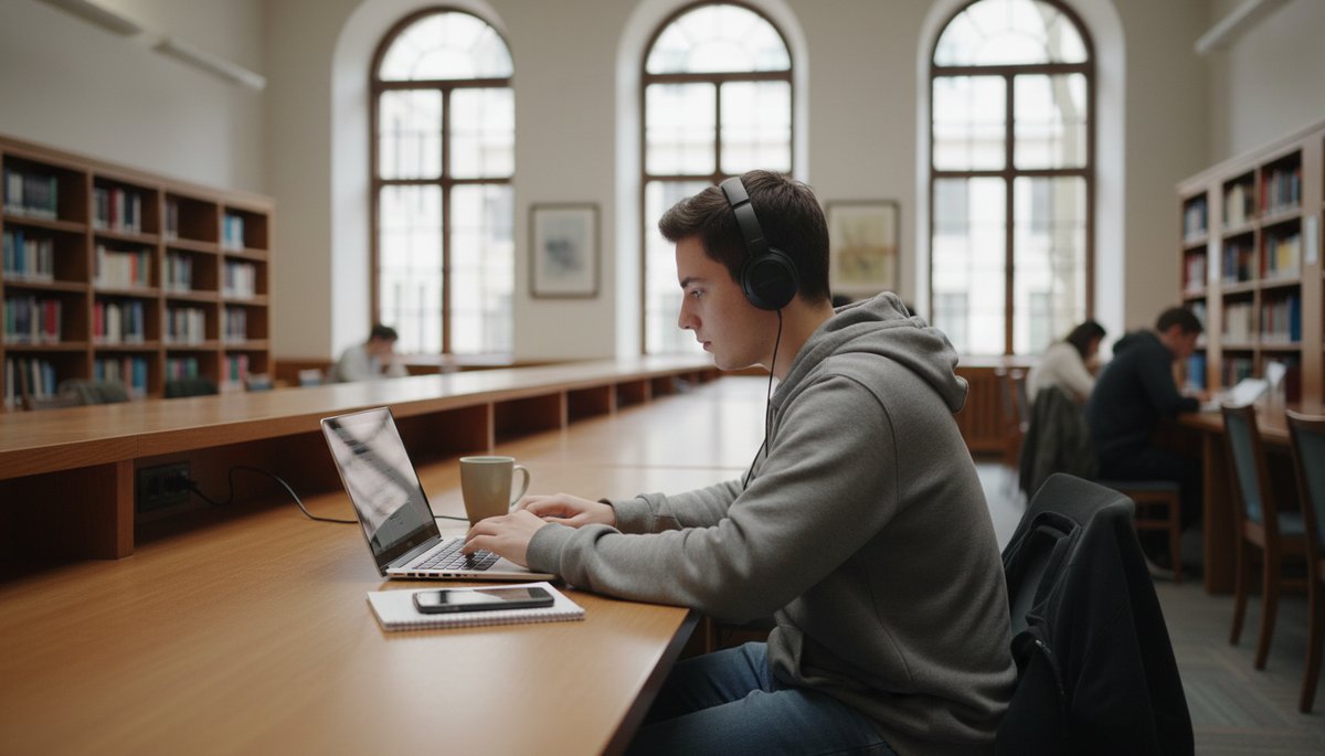 한국 오피스에서 스마트폰과 노트북을 동시에 사용하는 한국인 여성