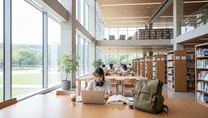 스마트폰으로 넷플릭스 시청하는 한국 직장인 - 서울 아파트