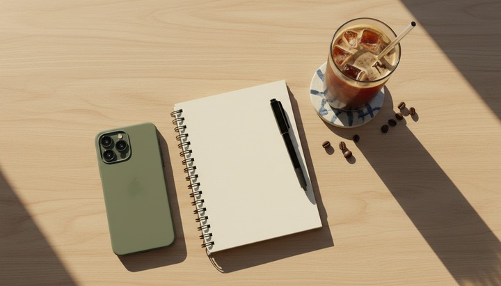 스마트폰으로 AI 챗봇 사용하는 한국 직장인