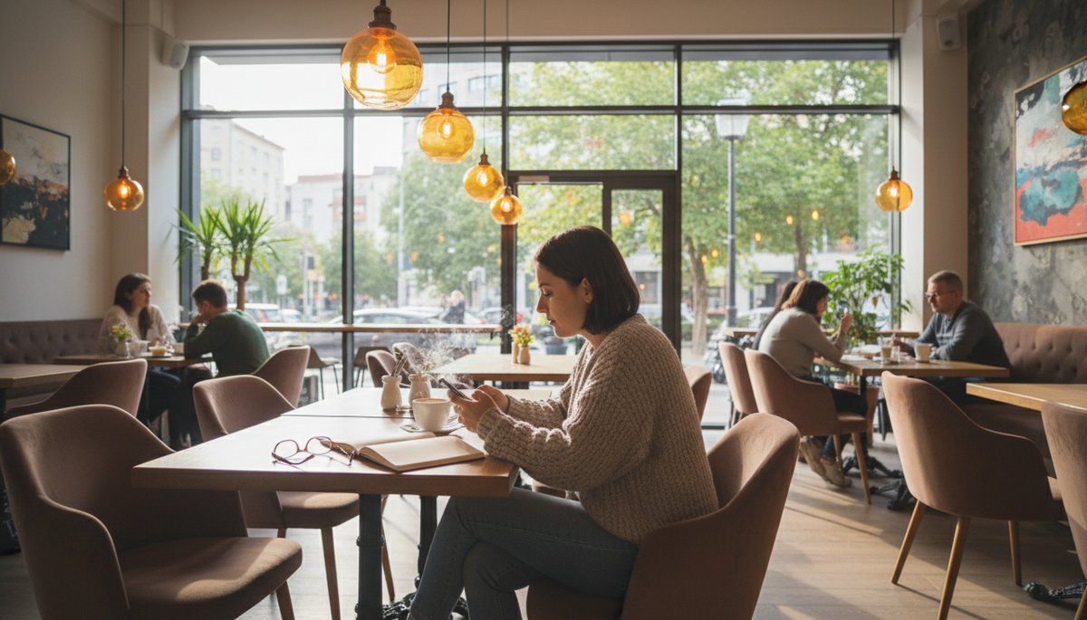두 대의 노트북 화면에 각각 ChatGPT 무료와 유료 버전을 비교하는 장면