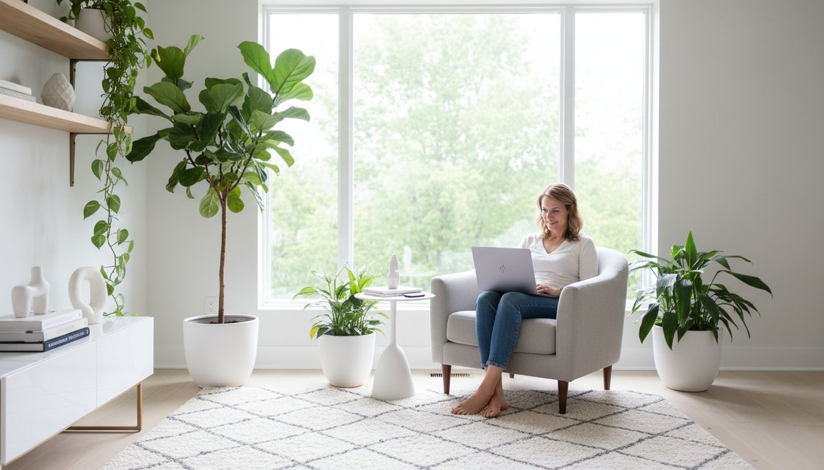 한국 직장인이 구독 앱에서 서비스를 관리하는 스마트폰 화면