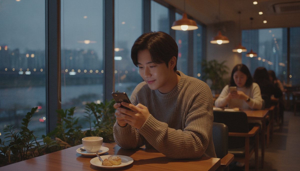 예시 기반 프롬프트로 작업하는 서울 코워킹스페이스 풍경