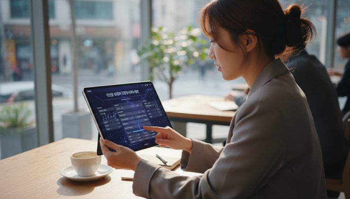 조건을 설정하며 프롬프트를 수정하는 화면