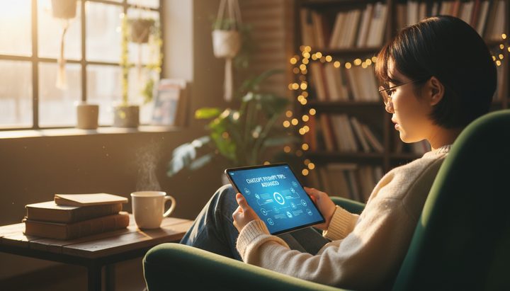 구조화된 출력 형식으로 정리된 AI 답변 화면