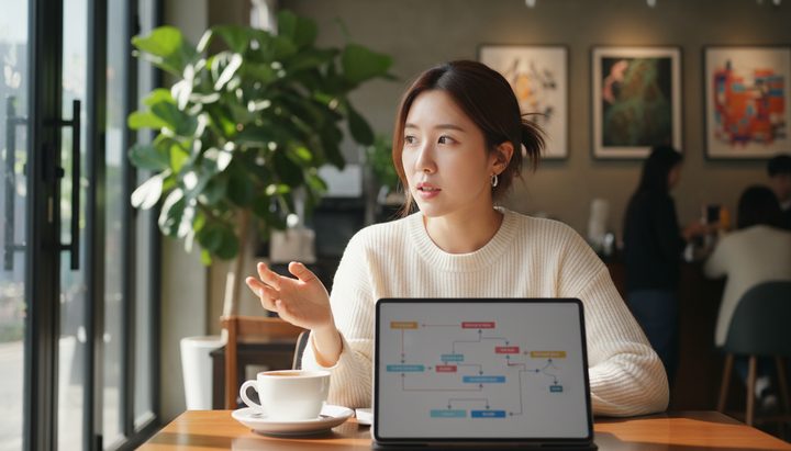 단계별로 사고를 정리하는 AI 대화 과정