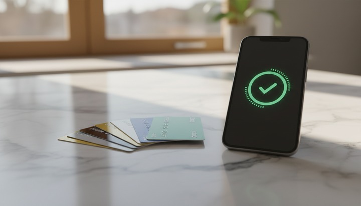 구독료 부담을 느끼며 스마트폰을 보는 한국 직장인