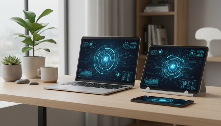 여러 AI 도구를 활용해 업무하는 한국 직장인