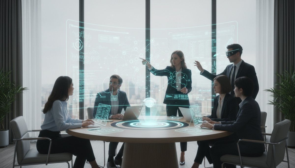 한국 코워킹 스페이스에서 스프레드시트 데이터를 분석하는 한국인 여성