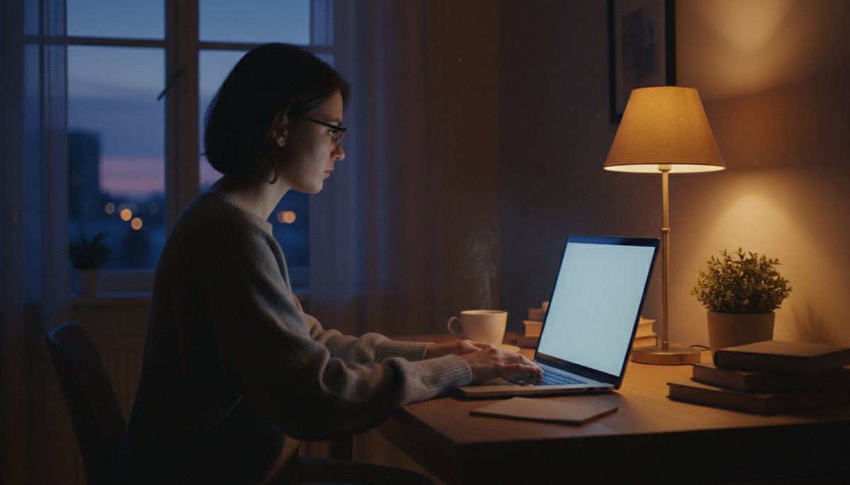 AI로 생성된 영상 편집 화면을 보는 한국 크리에이터