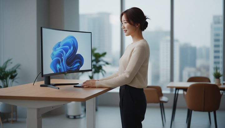 한국 거실에서 가족이 함께 넷플릭스를 즐기는 따뜻한 저녁