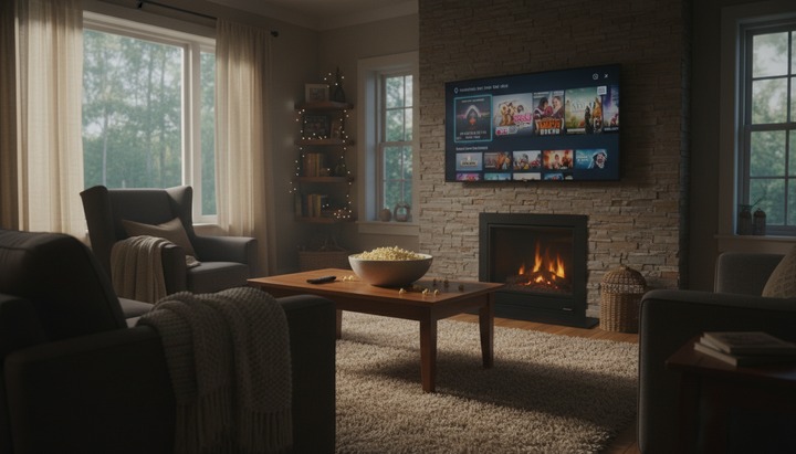 넷플릭스 요금제를 비교하는 스마트폰 화면