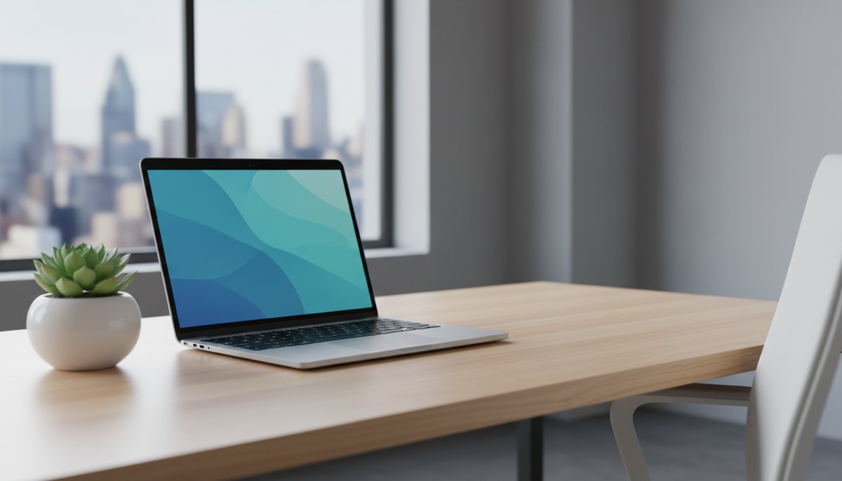 물리 기반 AI 시뮬레이션을 시각화한 디지털 아트워크