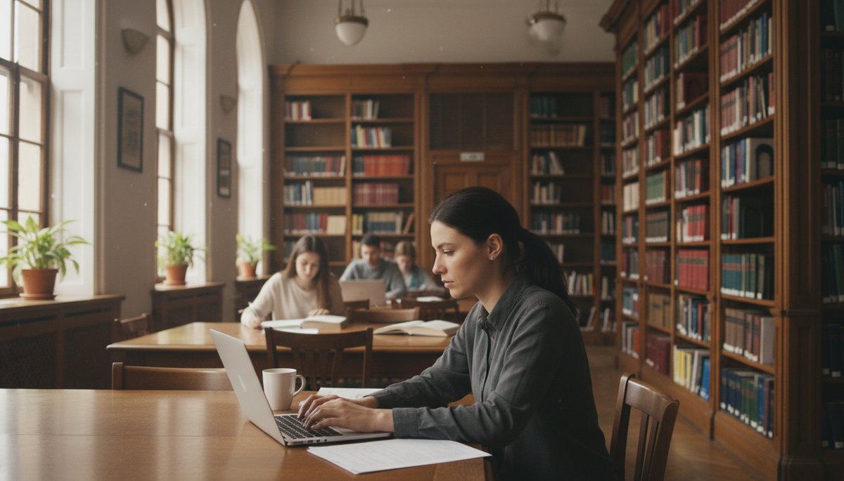 한국 직장인이 주 4일 근무를 즐기며 카페에서 여유를 보내는 모습