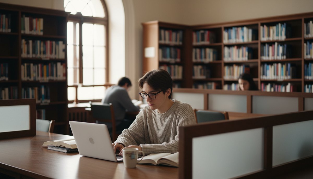 서울 강남 오피스에서 AI 투자 뉴스를 확인하는 한국 직장인