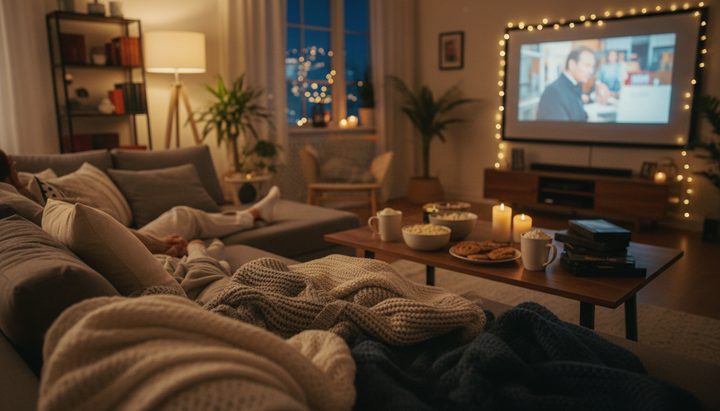 한국 카페에서 스마트폰으로 SNS를 확인하는 한국인 대학생