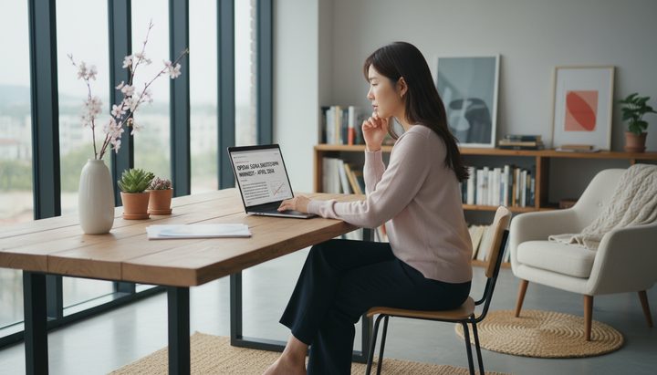 서울 성수동 코워킹 스페이스에서 팀 미팅 중인 한국인 직장인들