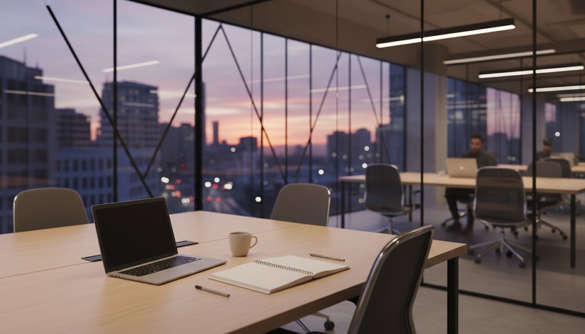 카페에서 친구와 스포티파이 플레이리스트를 공유하는 한국 대학생